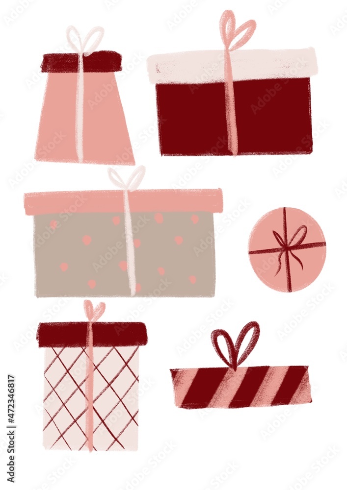 collection of gift boxes collection of gift boxes