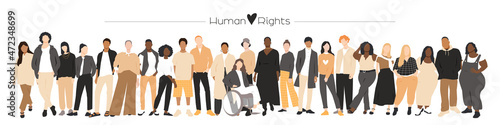 Human rights banner.