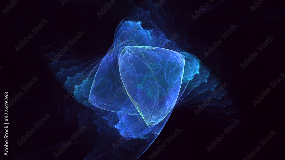 3D rendering abstract colorful fractal light background 3D rendering abstract colorful fractal light background
