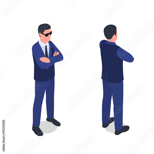 Bodyguard Isometric Character