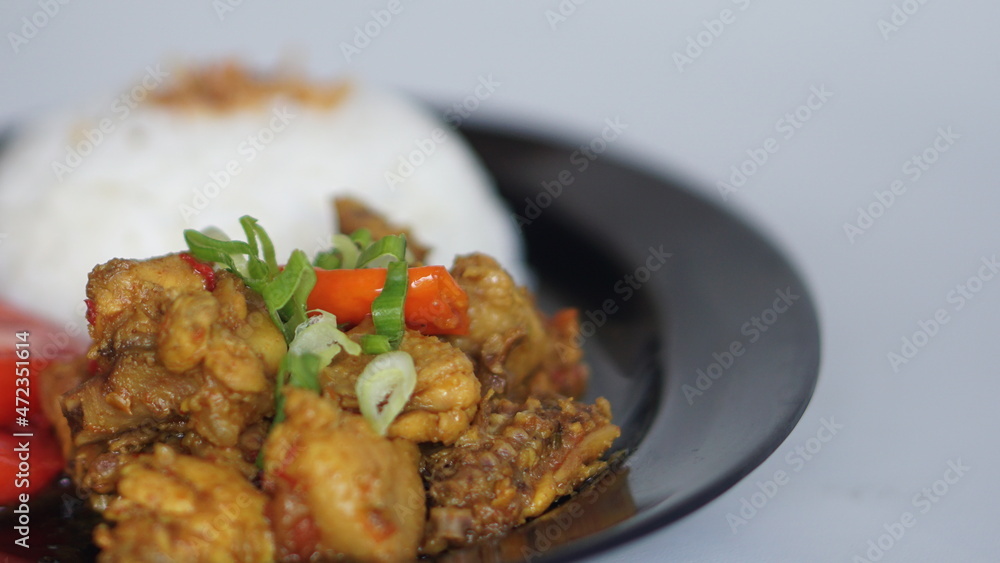 Chicken chili powder indonesian unique food recipe Chicken chili powder indonesian unique food recipe