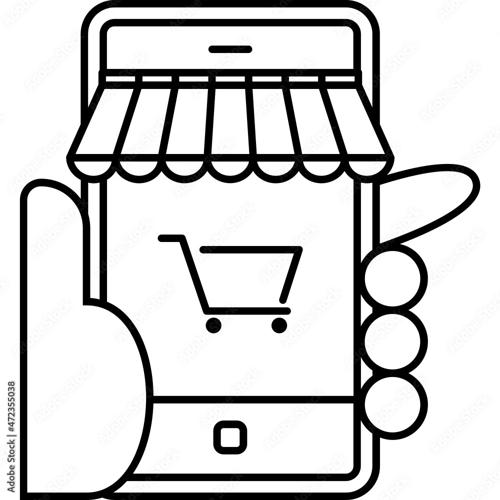 shopping_shop line icon shopping_shop line icon