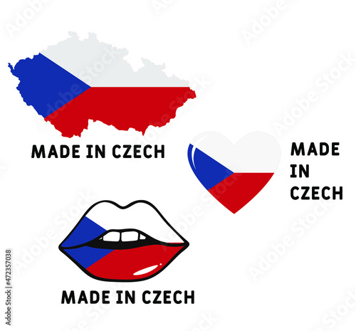 Made in Czech icon set isolated on white background ,for infographics and banner templates : Vector Illustration Free Download Made in Czech icon set isolated on white background ,for infographics and banner templates : Vector Illustration - GFXLoad