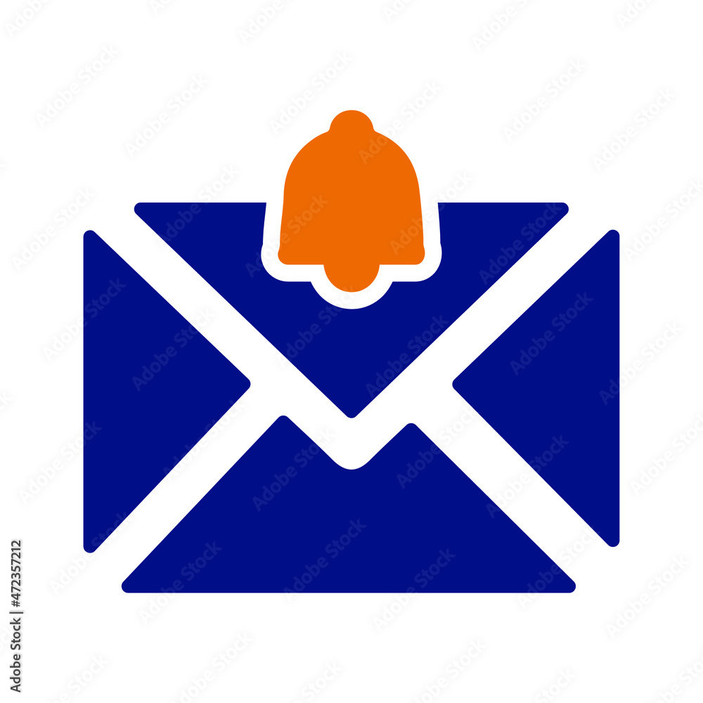 Message, notification, alert icon. Simple flat design concept. Message, notification, alert icon. Simple flat design concept.
