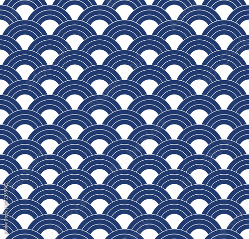 Japanese Geometric Seamless Pattern
