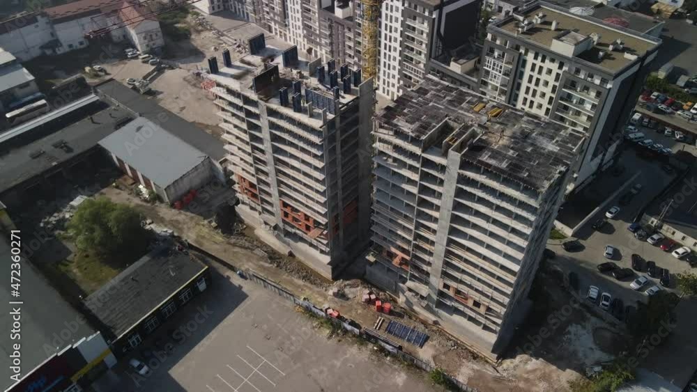 city development apartment construction site city development apartment construction site