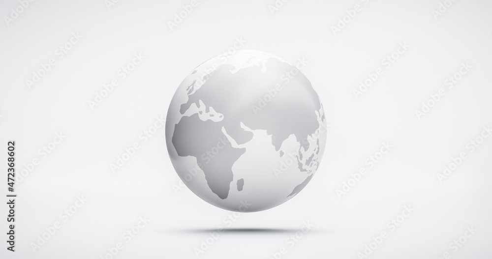 Global earth planet illustration 3d graphic or blank world map sign and geography globe shape modern sphere icon design isolated on white background with international cartography worldwide continent. Global earth planet illustration 3d graphic or blank world map sign and geography globe shape modern sphere icon design isolated on white background with international cartography worldwide continent.