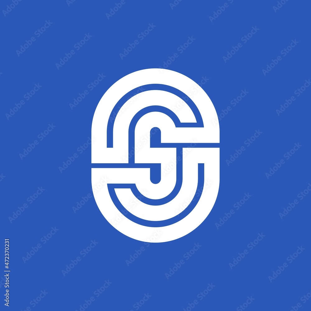 geometric S initial logo icon vector template geometric S initial logo icon vector template