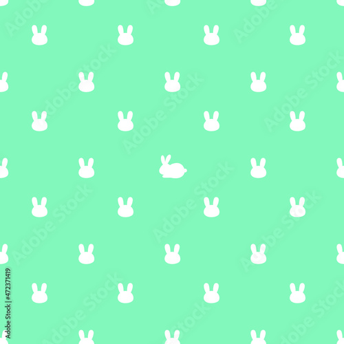 seamless pattern with rabbit