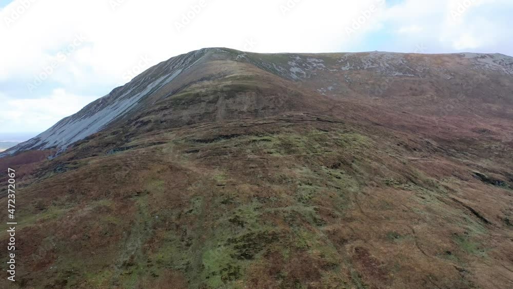 Aerial view of the Muckish Mountain in County Donegal - Ireland Aerial view of the Muckish Mountain in County Donegal - Ireland
