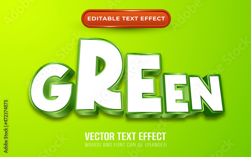 Green text effect