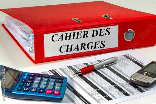 Photos Classeur cahier des charges