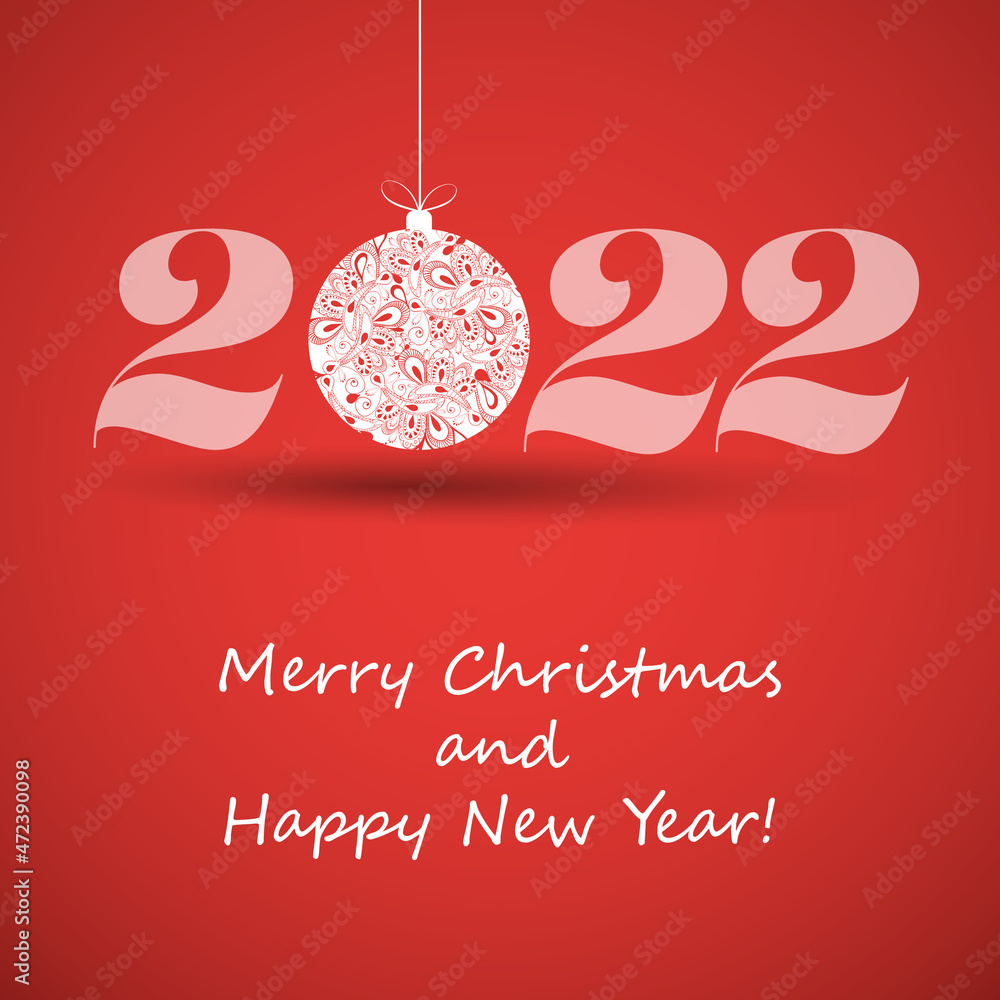 Christmas In The Adobes 2022 Merry Christmas And Happy New Year Greeting Card, Creative Design Template  - 2022 Stock Vector | Adobe Stock