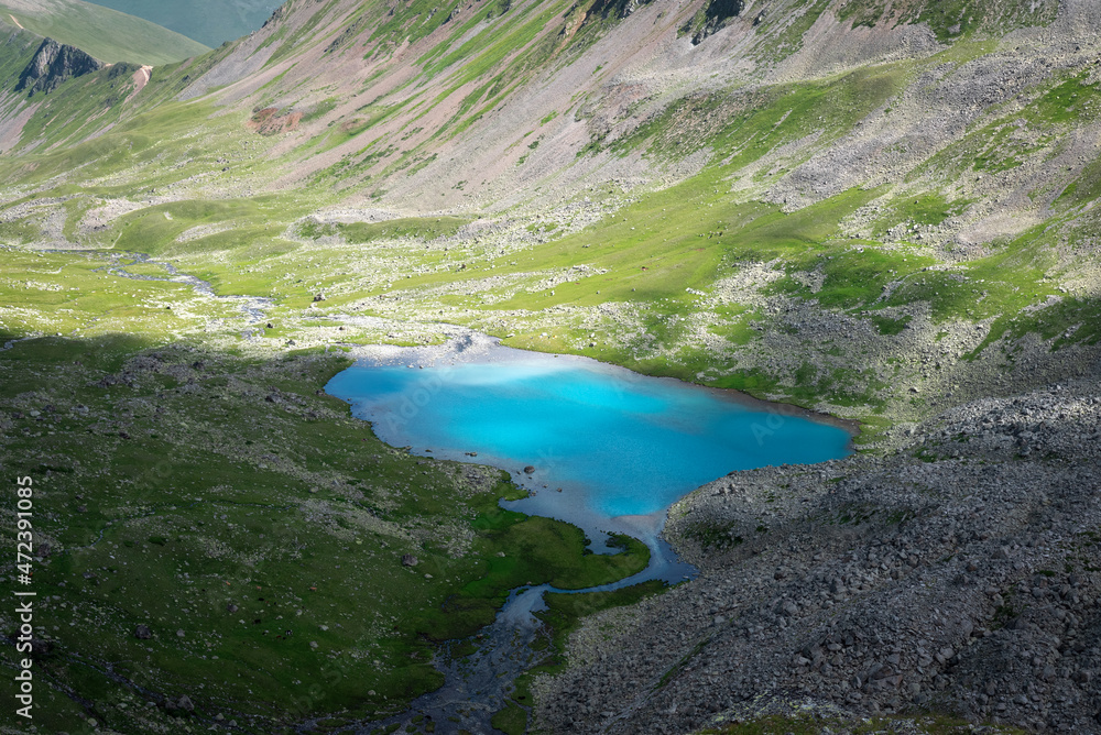 High-mountain Markin Lakes in the Teberda Nature Reserve High-mountain Markin Lakes in the Teberda Nature Reserve
