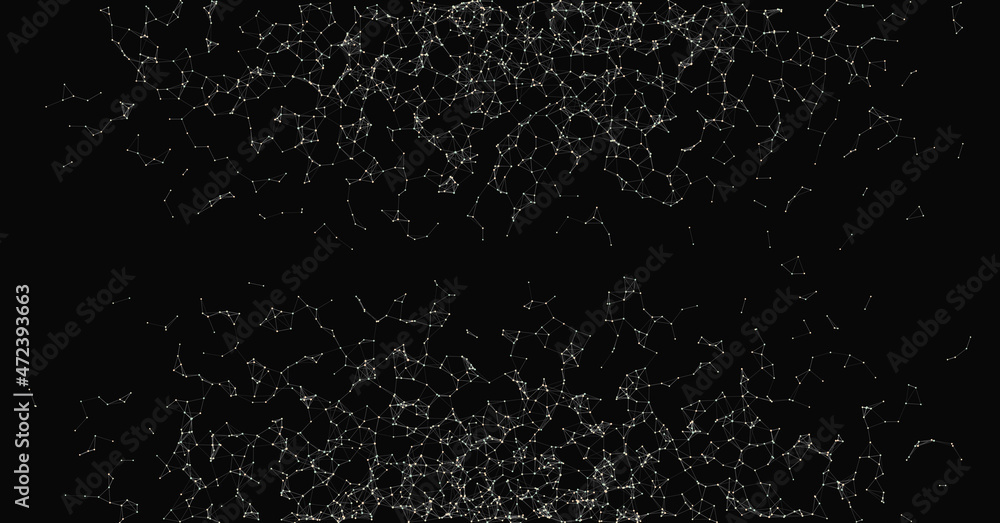 Obraz premium Abstract Low Polygon Mesh color Generative Art background illustration