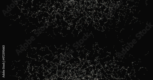 Abstract Low Polygon Mesh color Generative Art background illustration