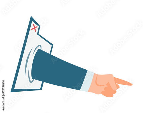 Cyberbullying concept insulting messages on smartphone screen, full length. Online harassment with unfriendly mean messages. Social network violence, trolling. Internet abuse