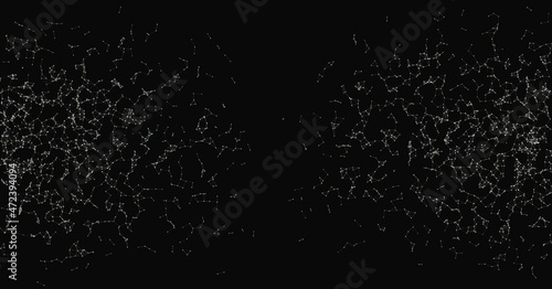 Abstract Low Polygon Mesh color Generative Art background illustration