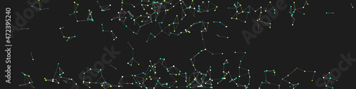 Abstract Low Polygon Mesh color Generative Art background illustration