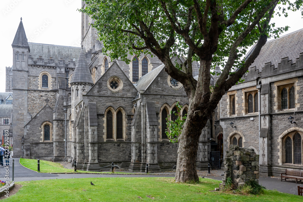 View of the Dublin's Cathedral, Ireland View of the Dublin's Cathedral, Ireland