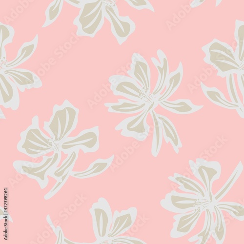 Floral Seamless Pattern Background