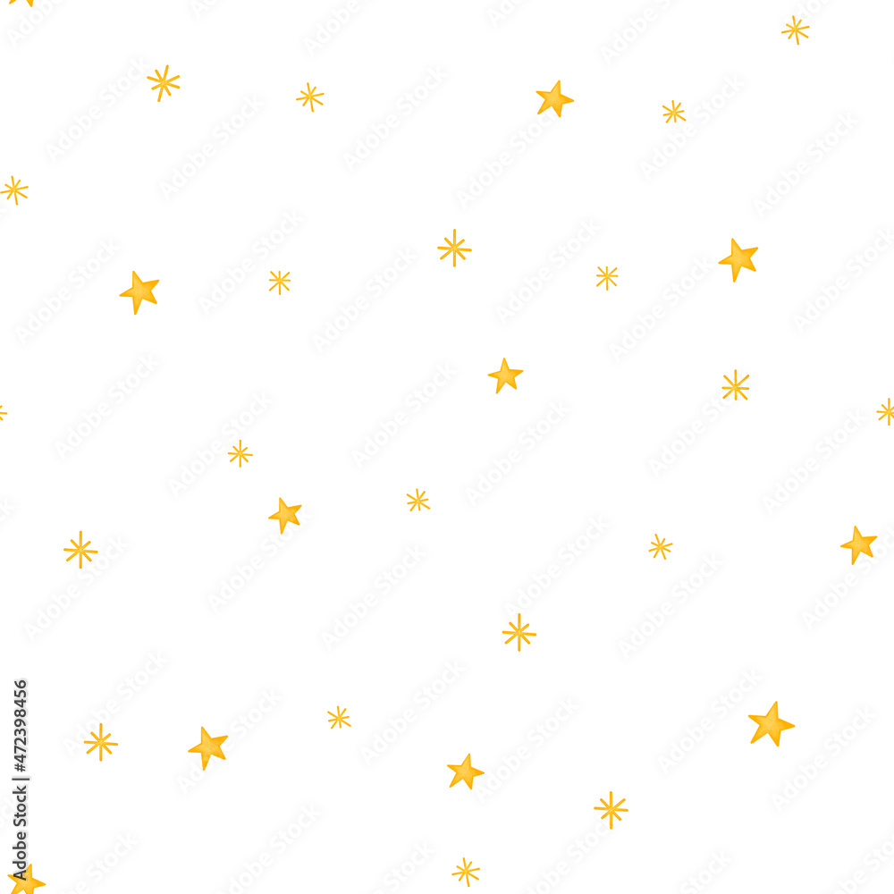 Christmas and New Years pattern. Bright stars and snowflakes . Paper, fabrics, wallpapers, backgrounds. Christmas and New Years pattern. Bright stars and snowflakes . Paper, fabrics, wallpapers, backgrounds.