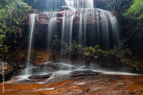 View of Fairy Falls at Blue Mountains, Sydney, Australia.