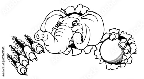 Elephant Cricket Ball Sport...