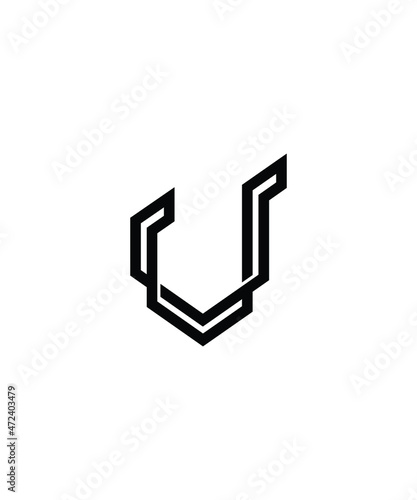 This logo is an alphabet logo, which is suitable for the initials of your name or business