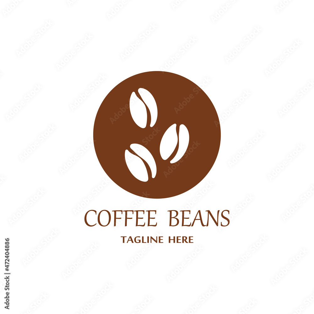 Obraz premium coffee bean icon vector