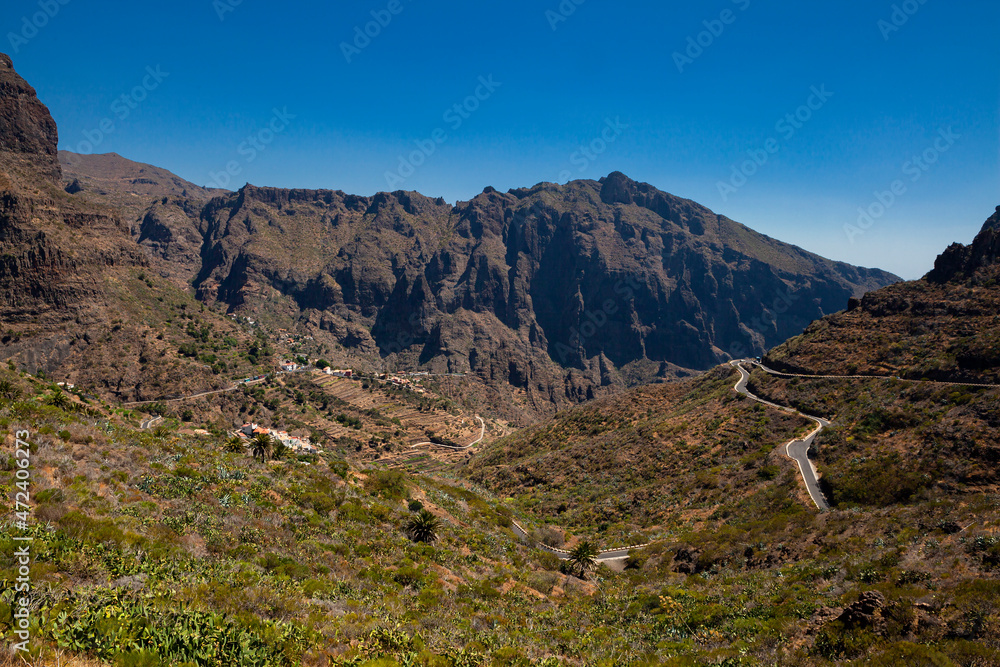 Mountain landscapes of the island of Tenerife.
Mountain landscapes of the island of Tenerife.