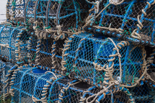 Fangkörbe für den Hummerfang in Loguivy de la Mer photo