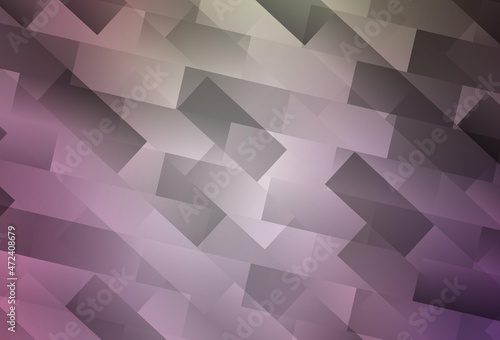 Light Pink, Green vector background in polygonal style.