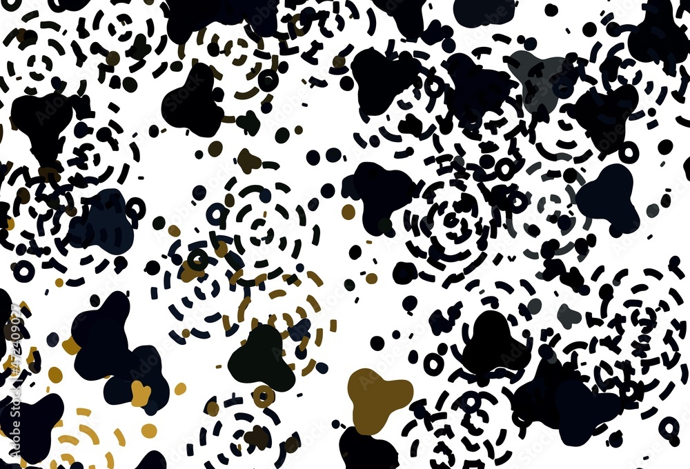 Light Yellow vector pattern with random forms. Light Yellow vector pattern with random forms.