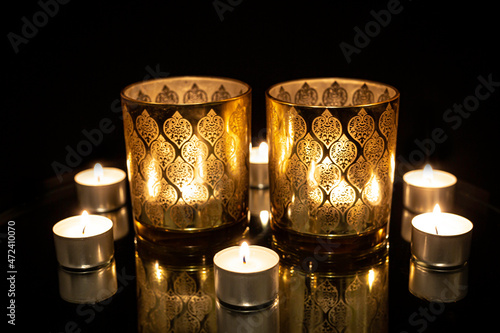 candles in the dark