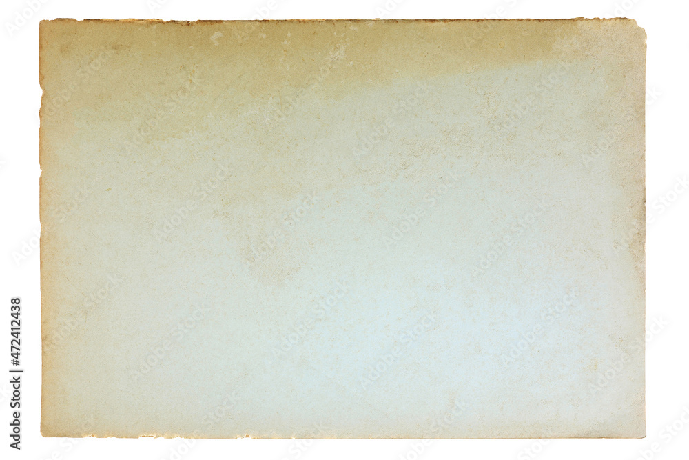 Isolated old paper background texture