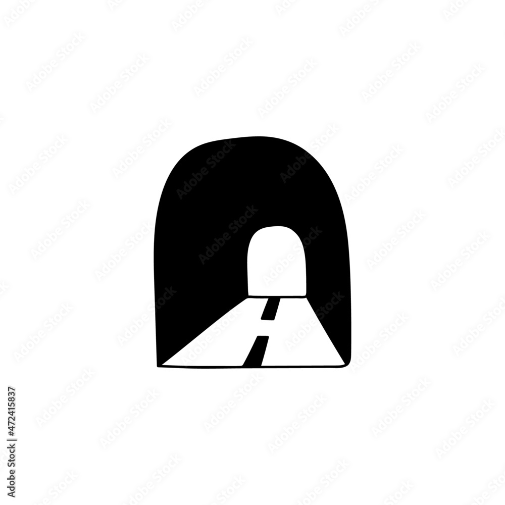 underpass icon in solid black flat shape glyph icon, isolated on white background underpass icon in solid black flat shape glyph icon, isolated on white background
