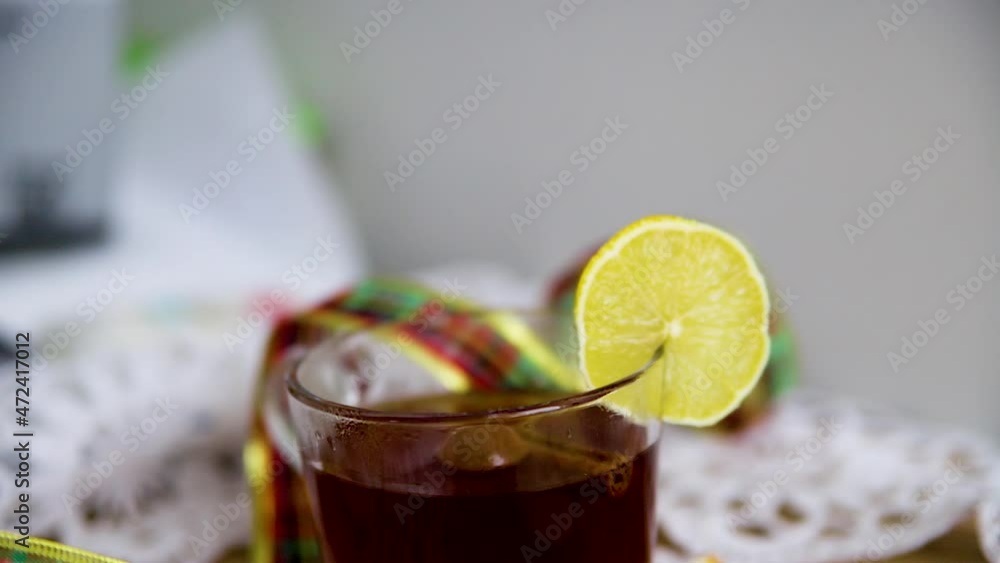 tea with lemon cinnamon stick tea with lemon cinnamon stick