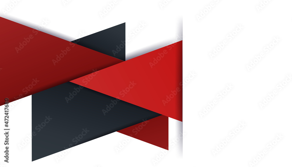 Abstract modern 3d red black background with triangle arrow geometric overlap shape elements Abstract modern 3d red black background with triangle arrow geometric overlap shape elements
