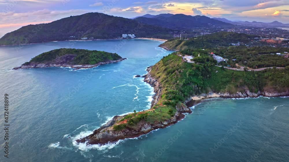Amazing Thailand aerial view. Phuket island from air. Travel destination Amazing Thailand aerial view. Phuket island from air. Travel destination