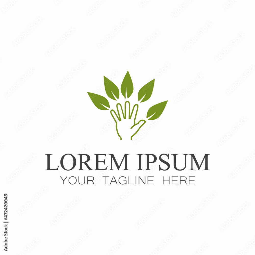 Leaf icon Vector Illustration design Logo template Leaf icon Vector Illustration design Logo template