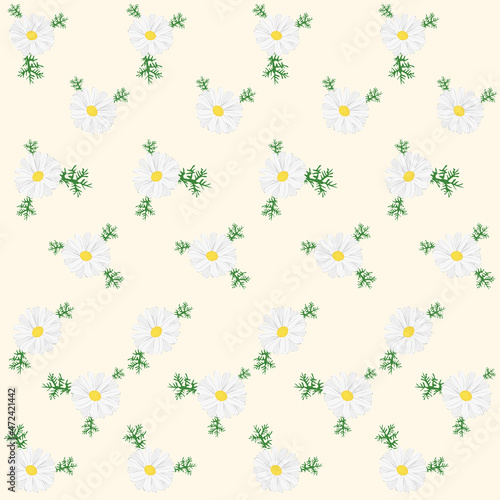 Vector flowers. Chamomile. Decorative floral image for greeting cards  banners  wallpaper  cosmetics   food package labeling  decorations. Editable