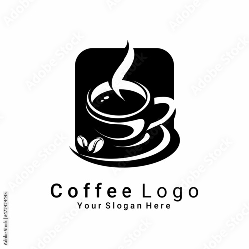 coffee logo vector, cafe logo