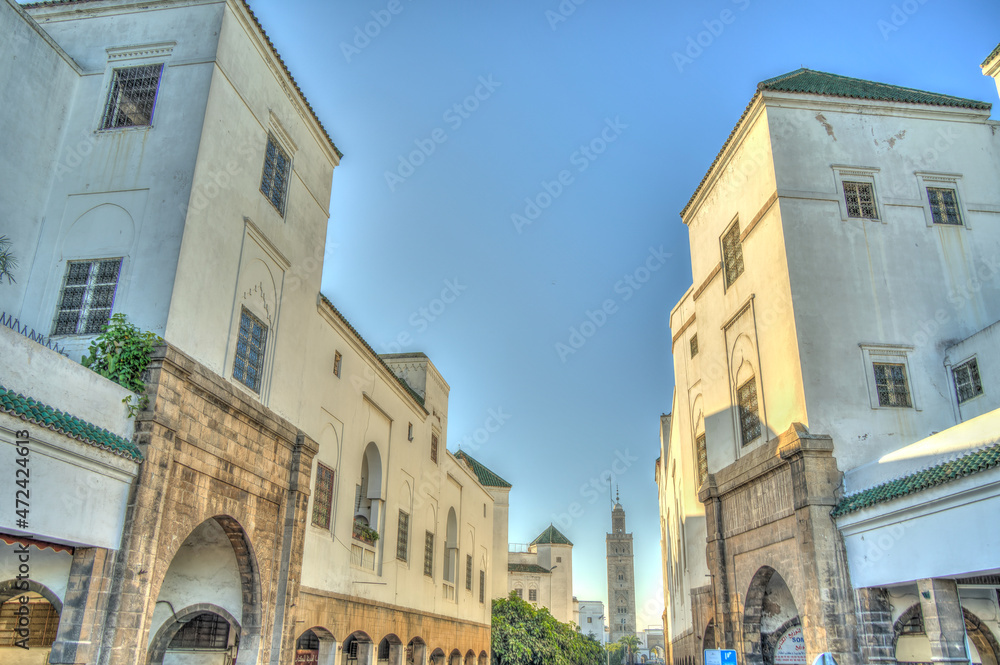 Habous Medina, Casablanca, HDR Image
