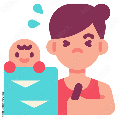 mother flat icon