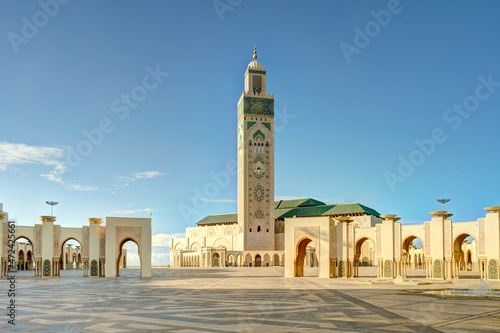 Hassan II Mosque, Casablanca, HDR Image