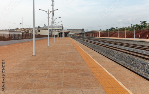The new Abeokuta train Station. Named after Wole Soyinka.  The station is located at Ori Osoko Community at the outskirt of Abeokuta, Ogun State. photo