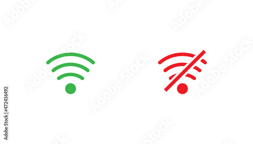 Wifi notification icon vector design