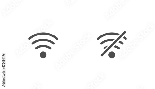 Wifi notification icon vector design