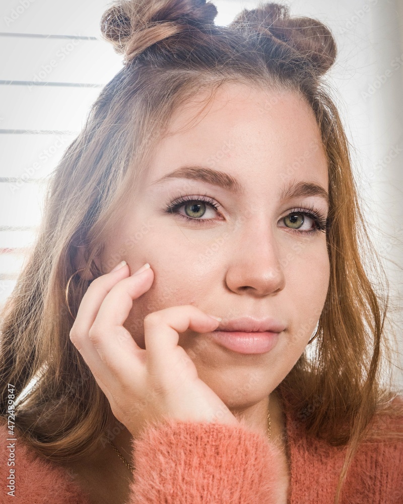 Fototapeta premium portrait of a woman face